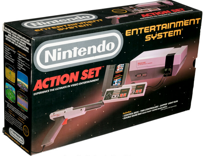 Nintendo Entertainment System Console Action set (Boxed)