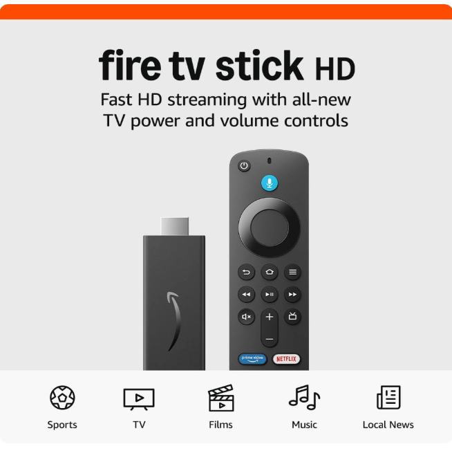 Amazon Fire TV Stick HD (Newest gen)