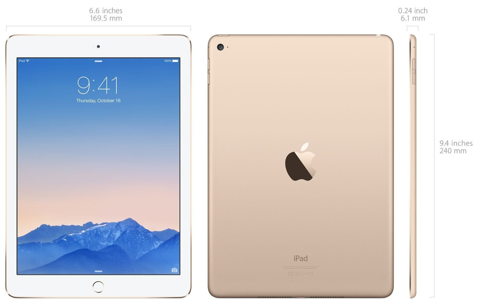 Apple iPad Air 2nd Gen (A1566 & A1567) – Geekys