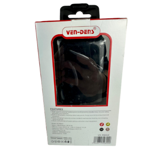 Ven-Dens 20000mAh 3 in 1 Power Bank (VD-PB014)