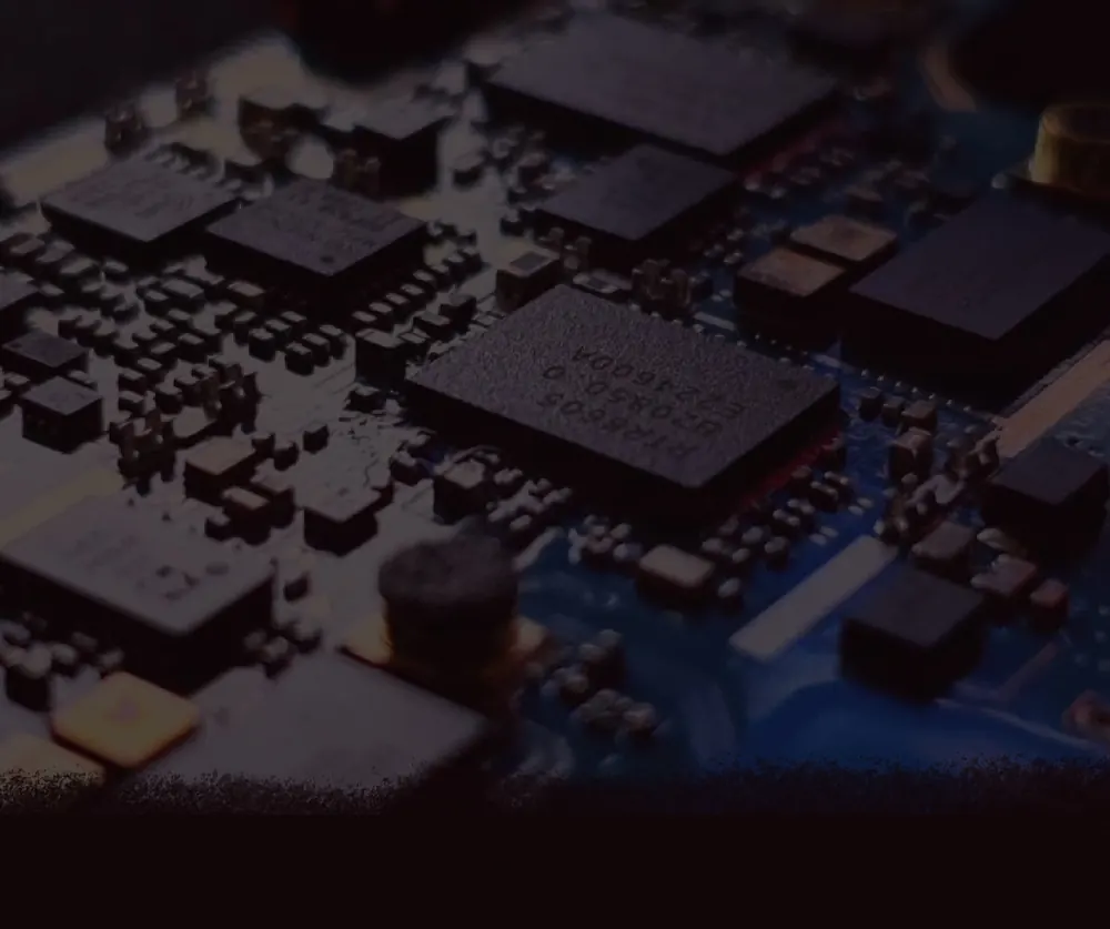 Electronic circuit board representing commercial equipment accepted by Geekys